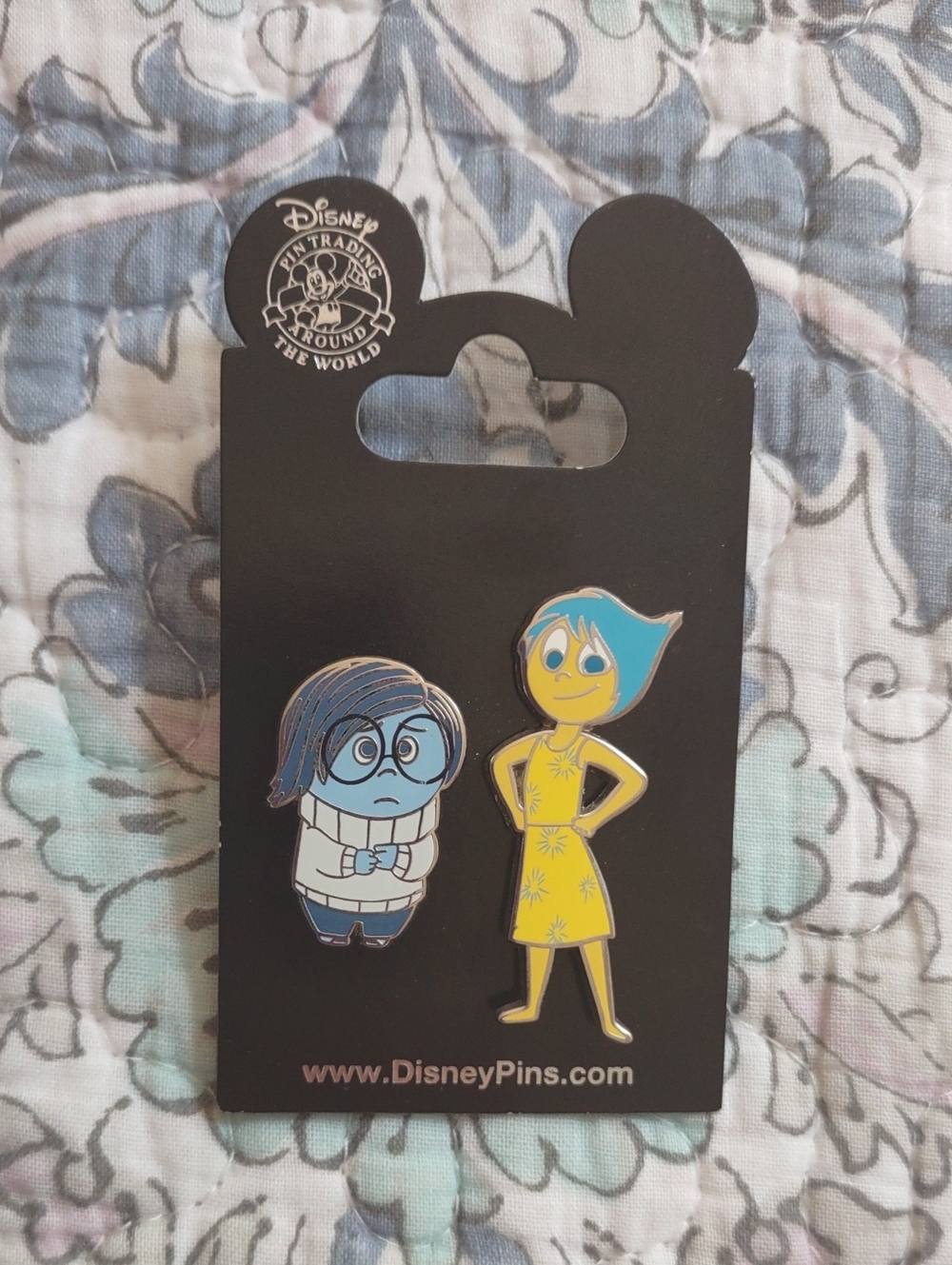 Inside Out Joy And Sadness Disney Pins
